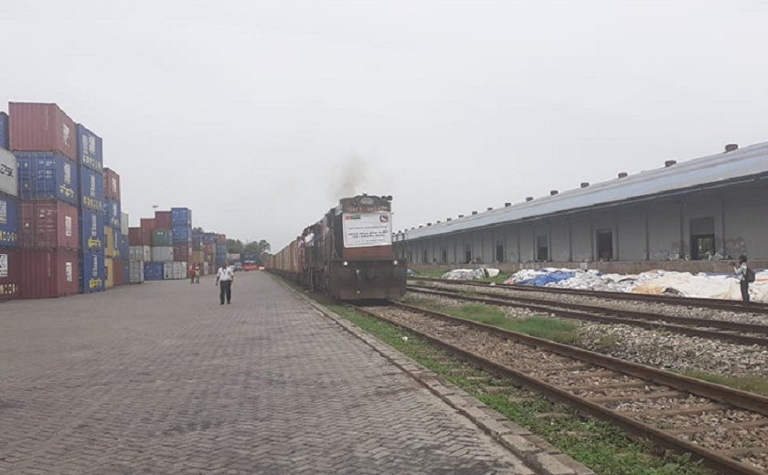 Indian private train delivers goods to Nepal for the first time