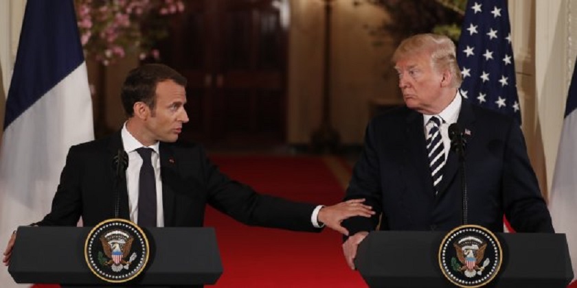 फ्रान्सका राष्ट्रपति माक्रोंले दिए अमेरिकी राष्ट्रपति ट्रम्पका नीतिलाई चूनौती