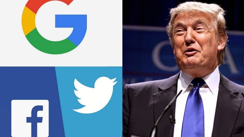 Trump accuses Facebook, Twitter, Google of Democrat bias