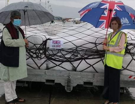 UK Ambassador to Nepal handovers medical supplies