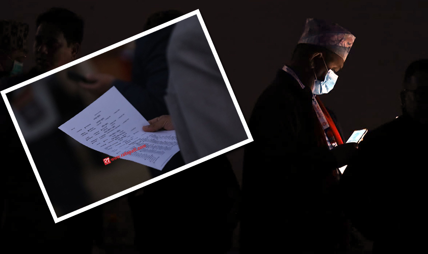 एमालेमा मतदान : अँध्यारोमै सुरु, हातहातमा 'नो भोट'को पर्चा (फोटोफिचर)
