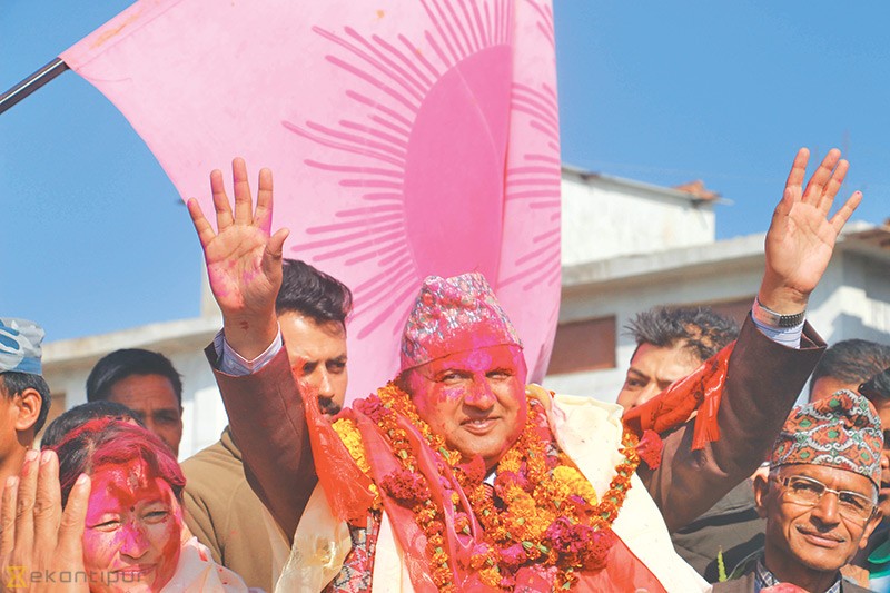 UML's Pokharel wins in Kathmandu 5