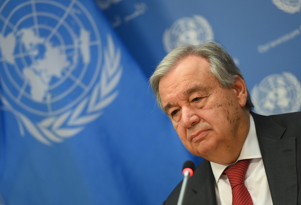 UN chief urges concerted effort worldwide to end conflict