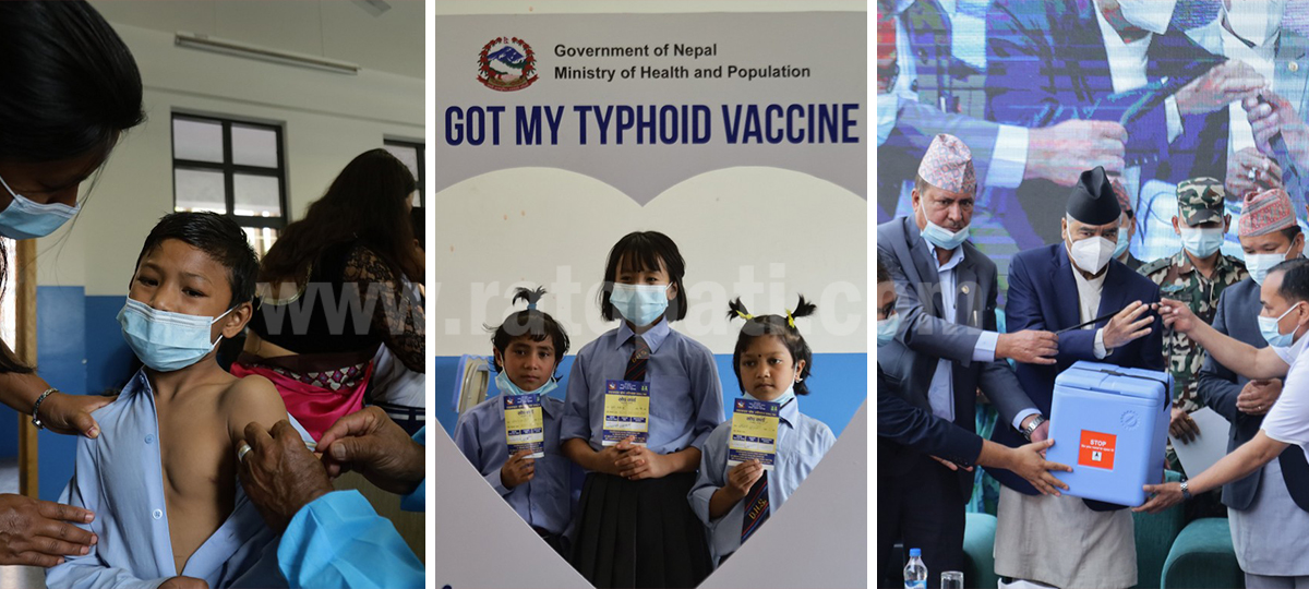 PHOTOS: Typhoid vaccination drive for children begins