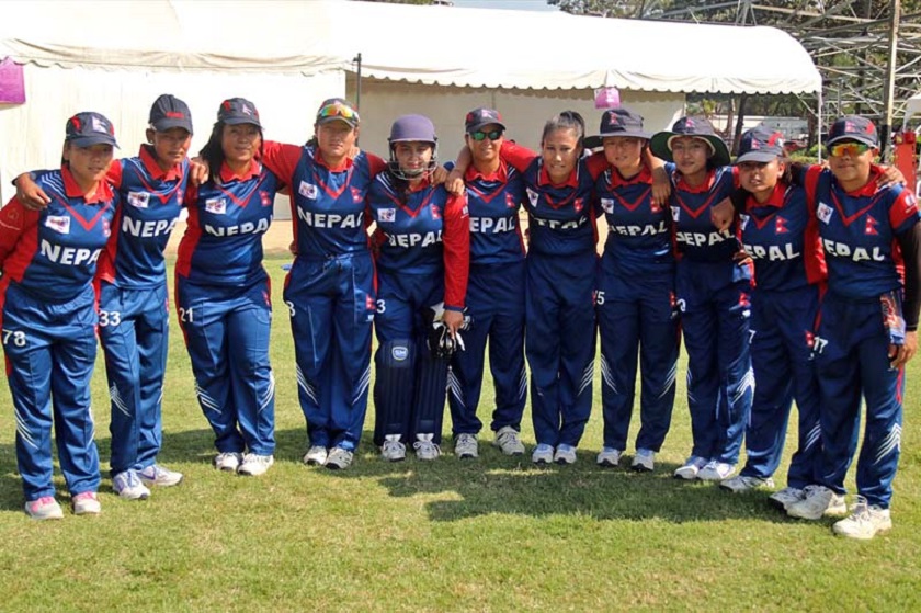 महिला क्रिकेट : नेपाल इन्डोनेसियासँग  भिड्दै
