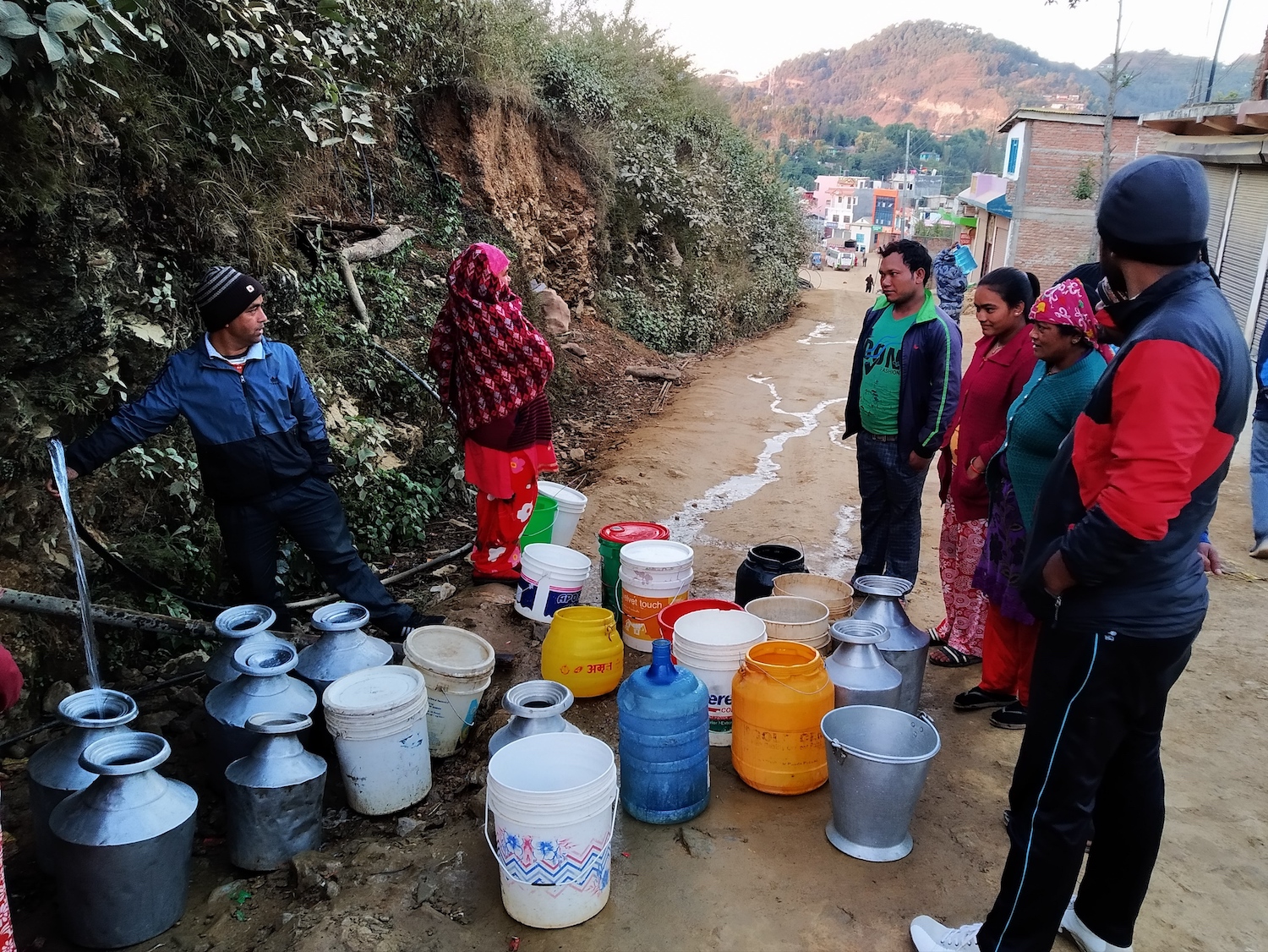 Some Bhaktapur settlements facing acute water shortage even during monsoon