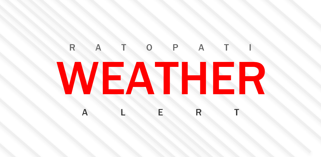 Weather: Possibility of moderate rainfall