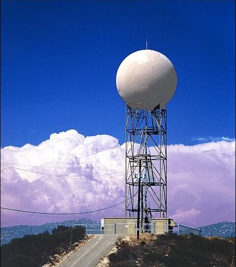 Advanced weather radar not in operation