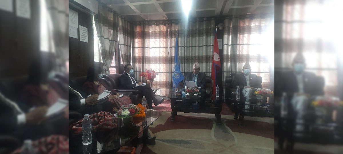 WHO’s Director General calls on Health Minister Kathiwada