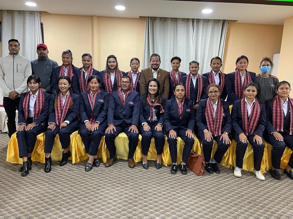 National women's cricket team leaves for Qatar