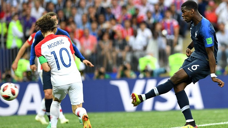 विश्वकप फाइनलमा क्रोएशियाले गोल फर्कायो, फ्रान्स ४–२ ले अघि
