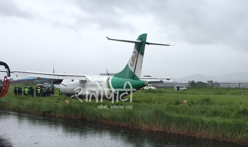 Yeti aircraft skids off TIA runway