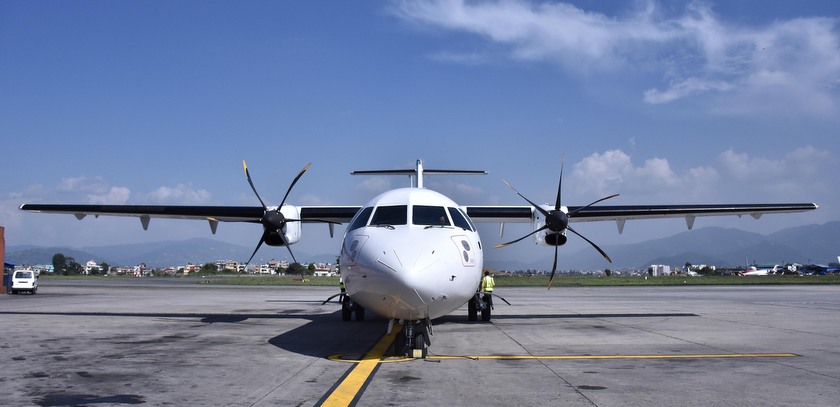 यती एयरलाइन्सले थप्यो तेश्रो एटीआर–७२–५०० विमान,  भद्रपुर र पोखरामा थपसेवा प्रदान गर्ने
