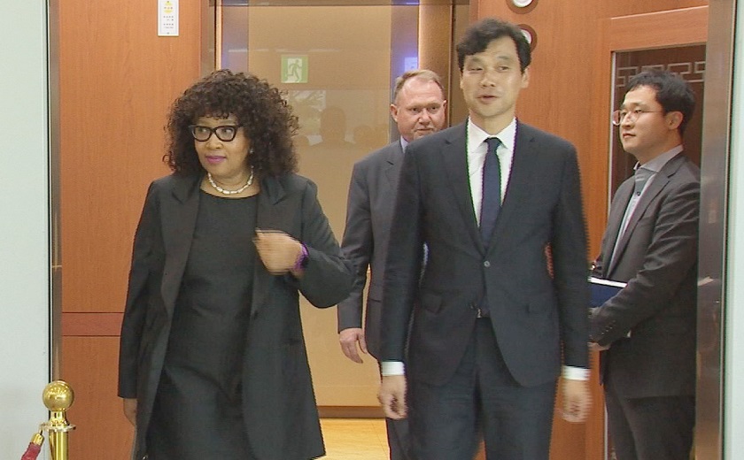 Nelson Mandela's daughter begins new charge as S. Africa's ambassador to S. Korea