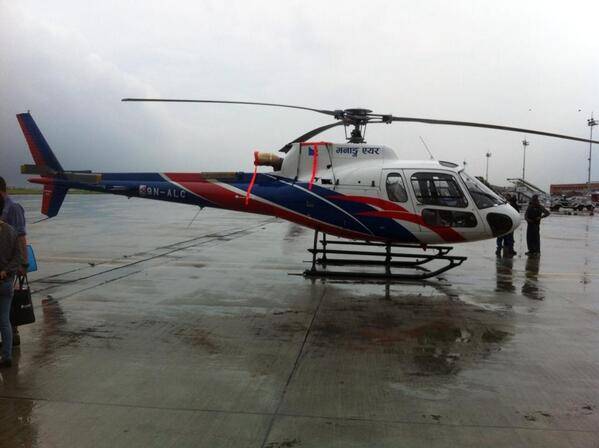 दुर्घटना भएको हेलिकप्टरको पार्टपुर्जा काठमाडौँमा
