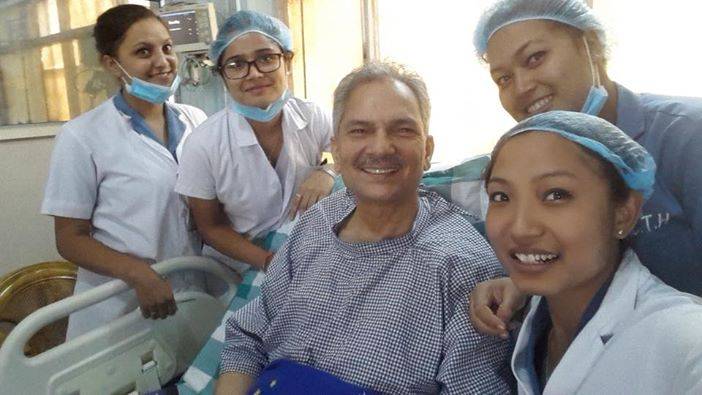 Bhattarai's health condition improving