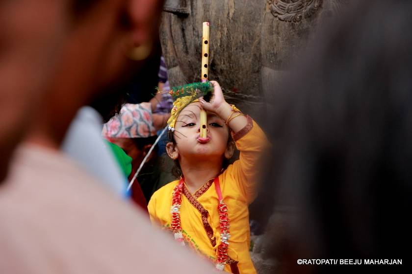Devotees throng Krishna Temple, Patan (Photo Feature)