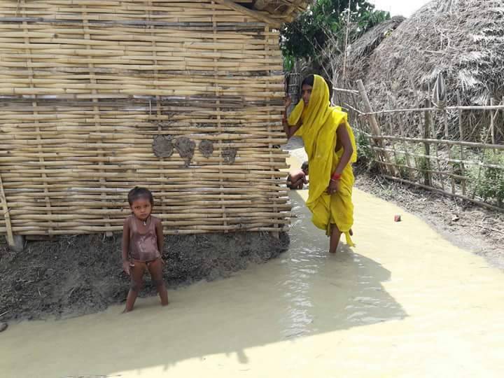 Flood-affected people in Saptari complain of various health problems