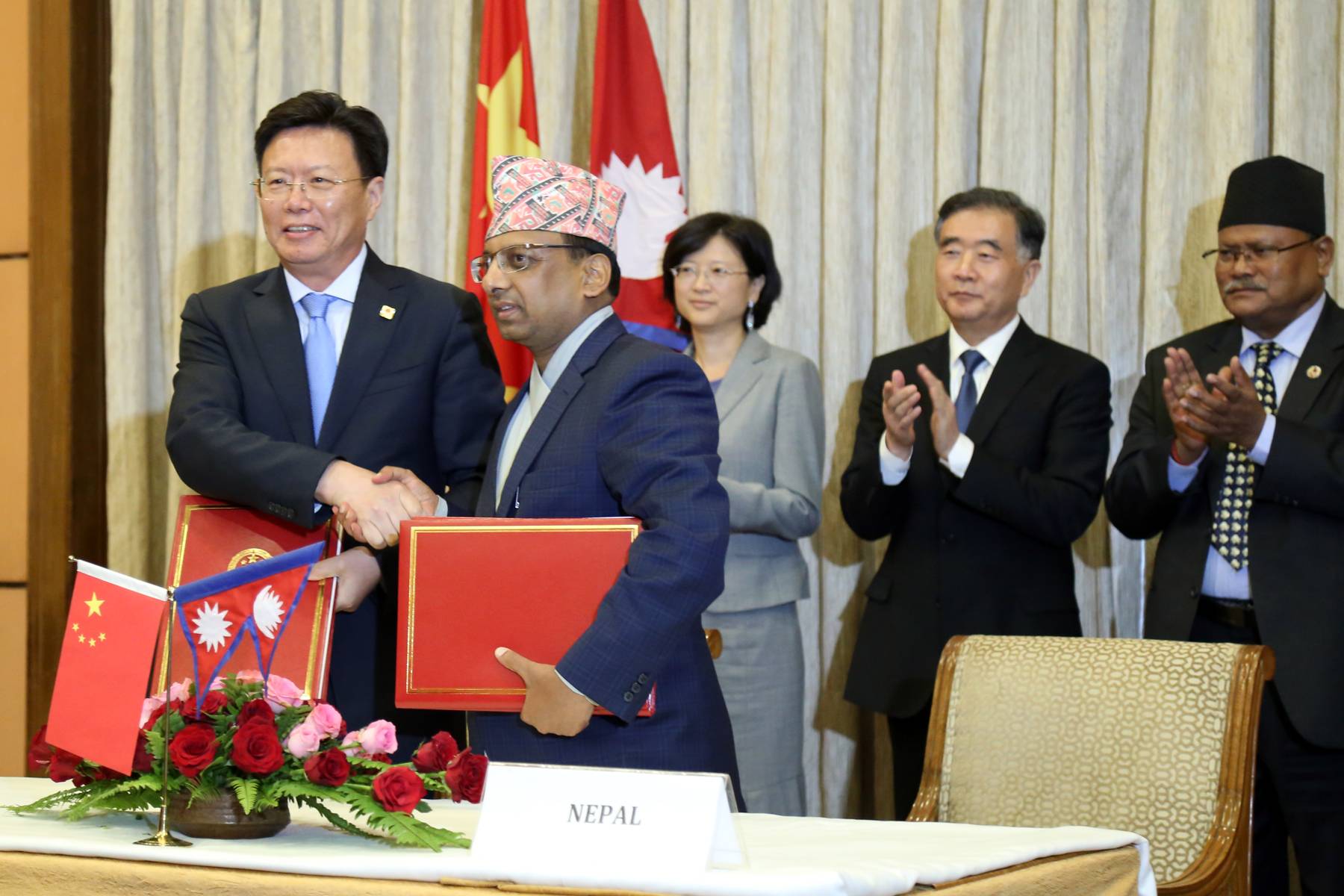 Nepal-China bilateral meeting and agreements