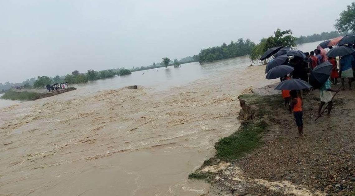 Flood affects 9,000 people in Parsa