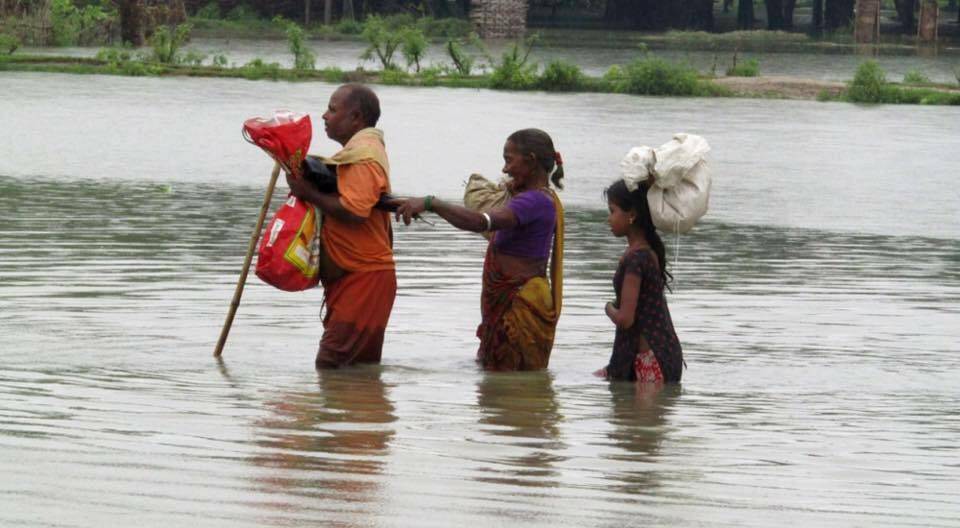 CG relief assistance to flood survivors