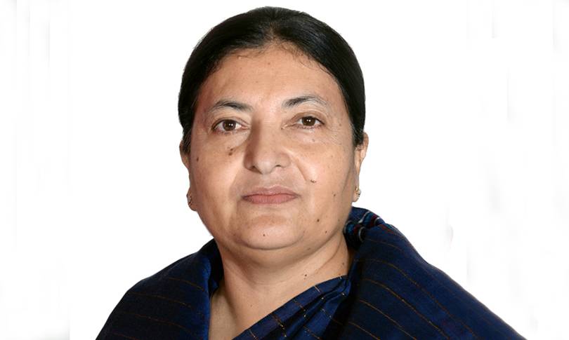 President Bhandari donates one month's salary