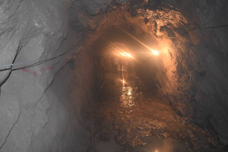 Construction of tunnel at Ghalemdi Hydro Power Project