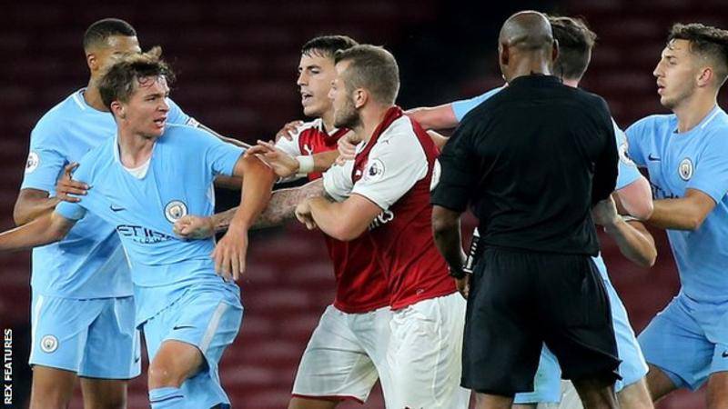 Jack Wilshere: Arsenal midfielder sent off against Man City Under-23s
