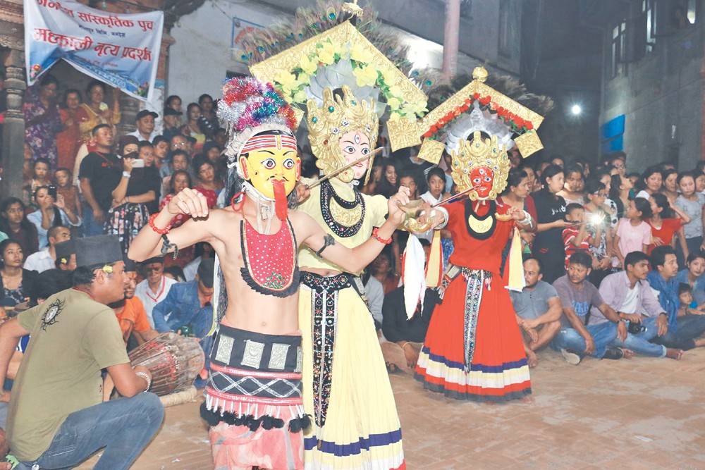 Mahakali Naach kicks off in Madhyapur Thimi after 28 years