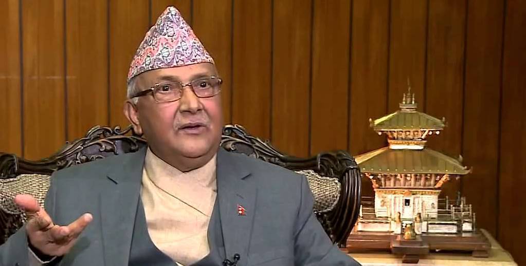 Rs 325,000 handed over to UML Chair Oli for flood-survivors