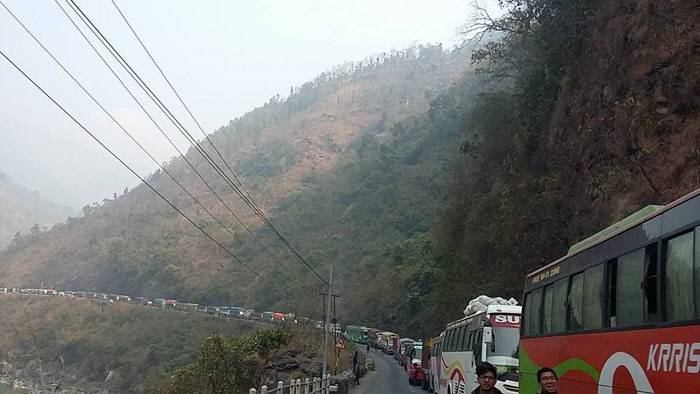 Transportation resumes along Narayangadh – Muglin route after fresh landslide