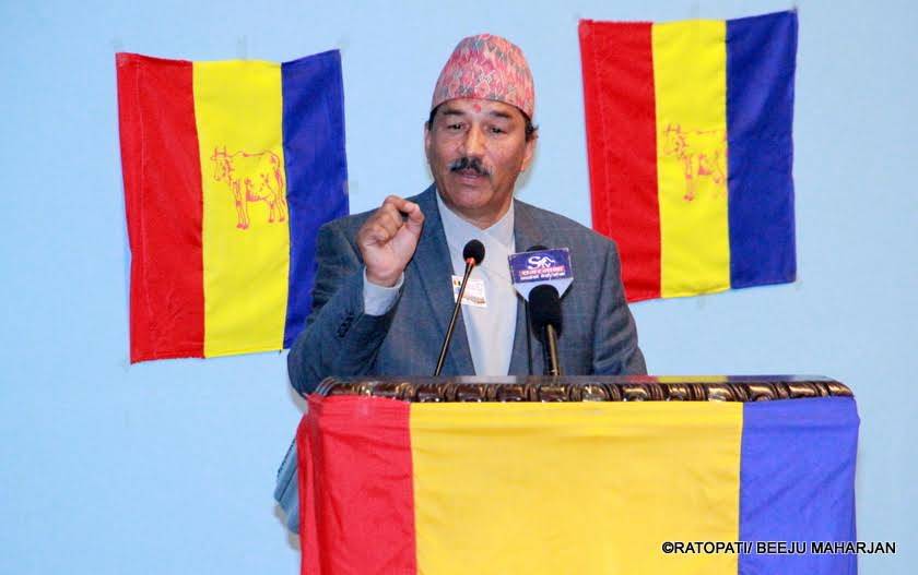 Constitution to come into full force after elections: Chair Thapa