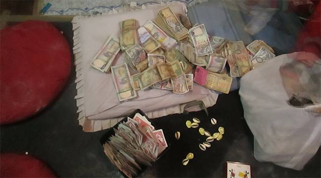 Police bust six gamblers in a raid at private residence