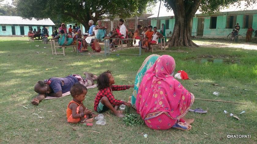 Dashain joy missing among flood survivors of Miklajung struggling for basic needs