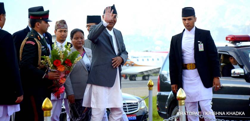 PM Deuba back home after attending UNGA