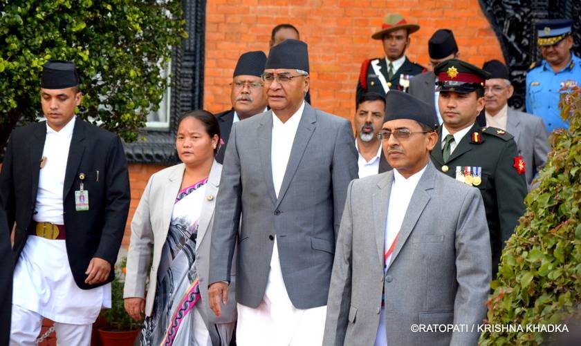 PM Deuba returns to Kathmandu