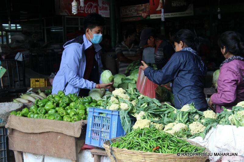 Price of green vegetable doubled in Biratnagar bazaar