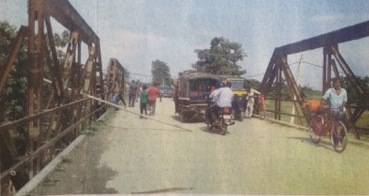 Migunj bridge repair and test operation completes